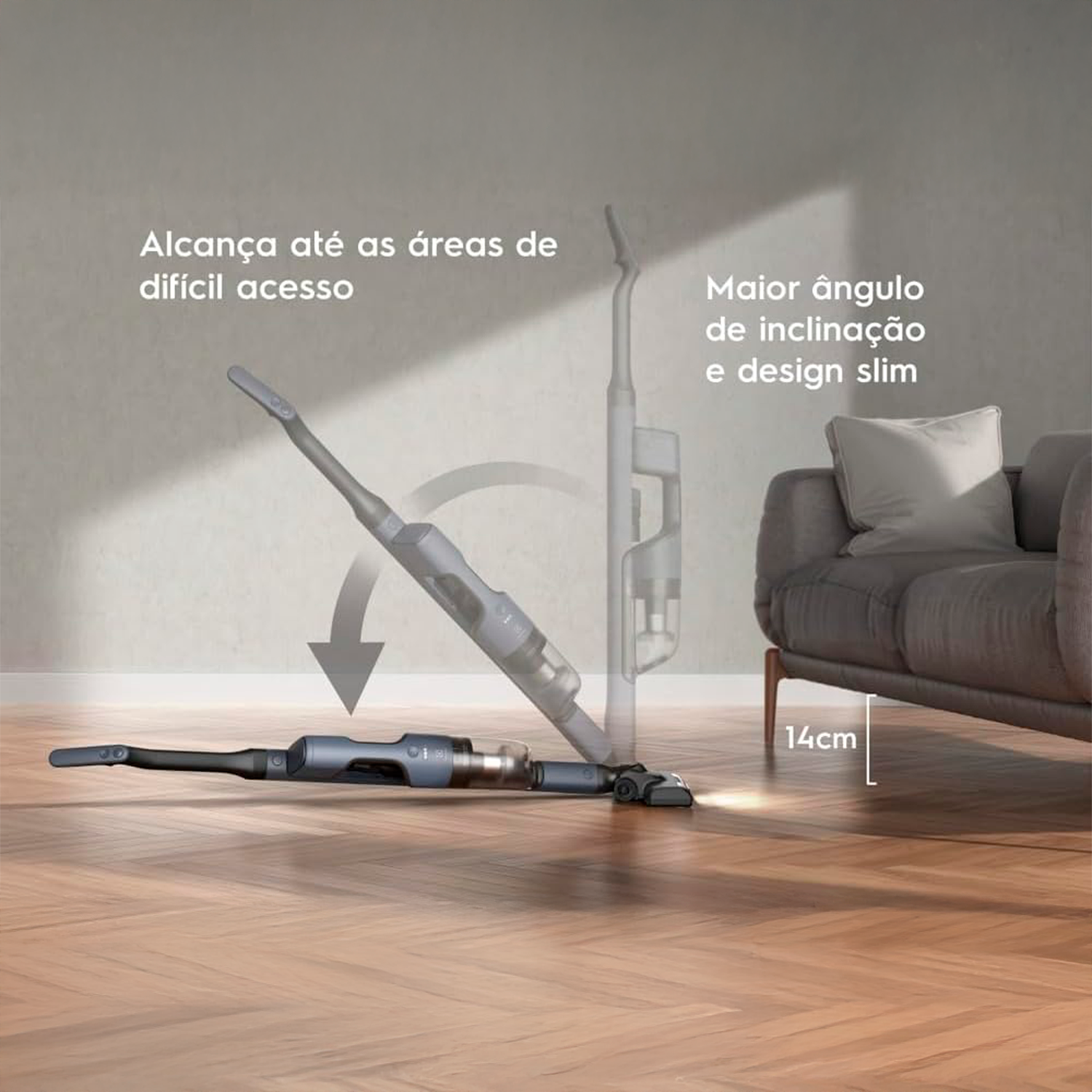 Aspirador Vertical Electrolux Erg019 2 Em 1 Cyclonic 90w