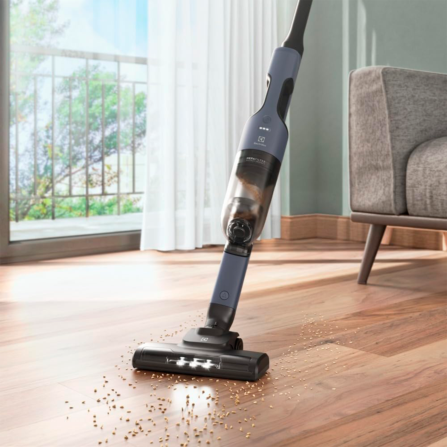 Aspirador Vertical Electrolux Erg019 2 Em 1 Cyclonic 90w