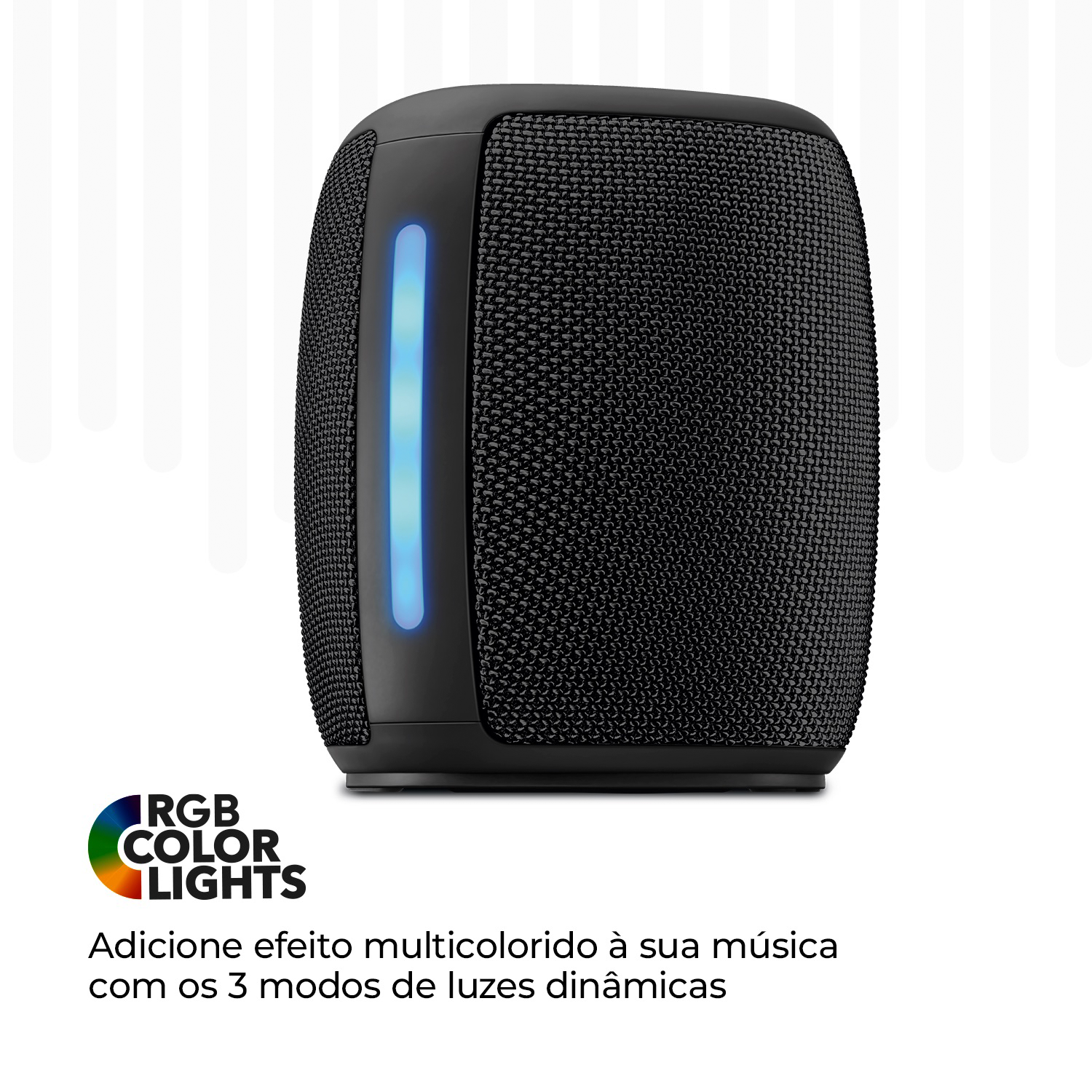 Caixa De Som Speaker Aiwa Aws-sp-03 Bluetooth Rgb Ipx4 15w
