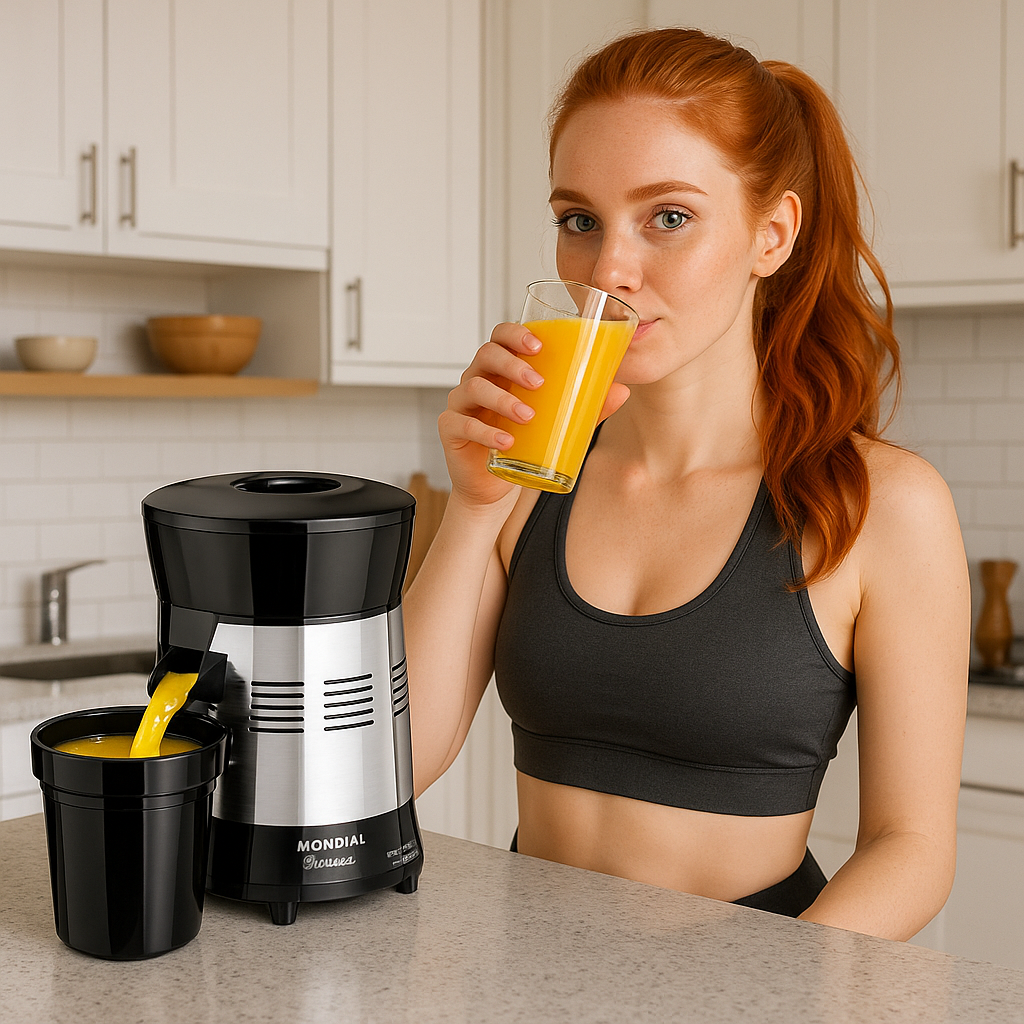Extrator De Frutas Mondial Premium Turbo Preto Bivolt E-10