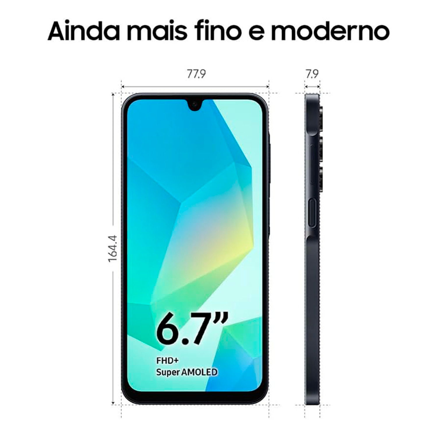 Smartphone Samsung Galaxy A16 Ram 4GB 128GB Tela 6,7” Amoled