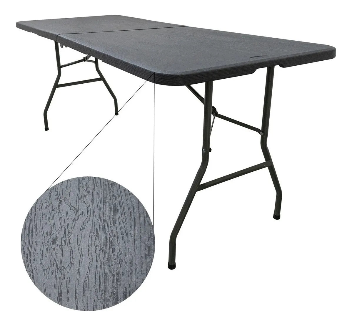 Mesa Retangular Dobrável Multiuso Portátil de Camping 180cm
