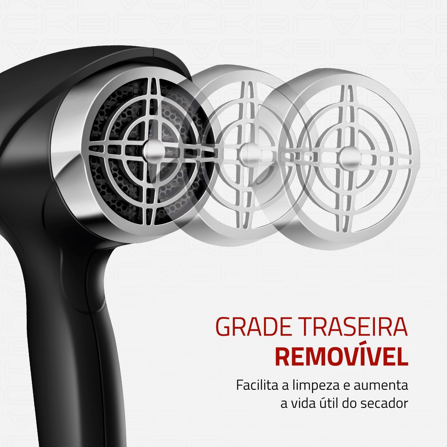 Secador De Cabelos Mondial Scn-04 Tourmaline Íon 2000w