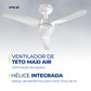 Ventilador De Teto Air Maxi Vte-01 Mondial 3 Pas 125w