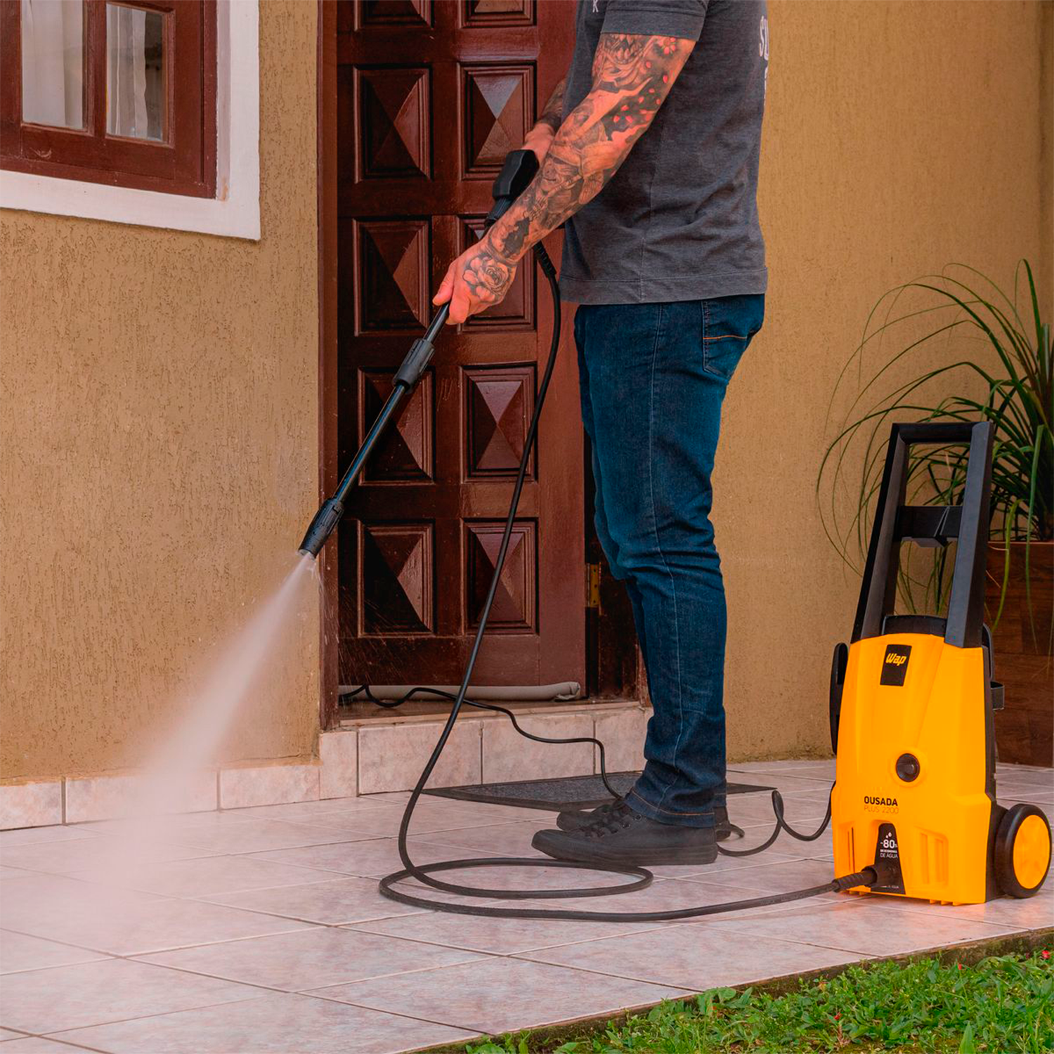 Lavadora De Alta Pressão Wap Ousada Plus 2200 1750 Psi 1500w