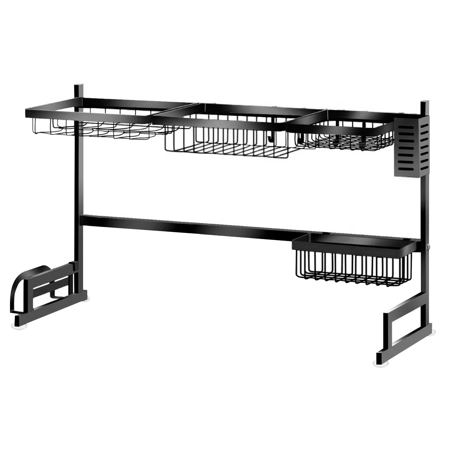 Escorredor de louças Decoteam 2 andares em aço inox Alta Qualidade