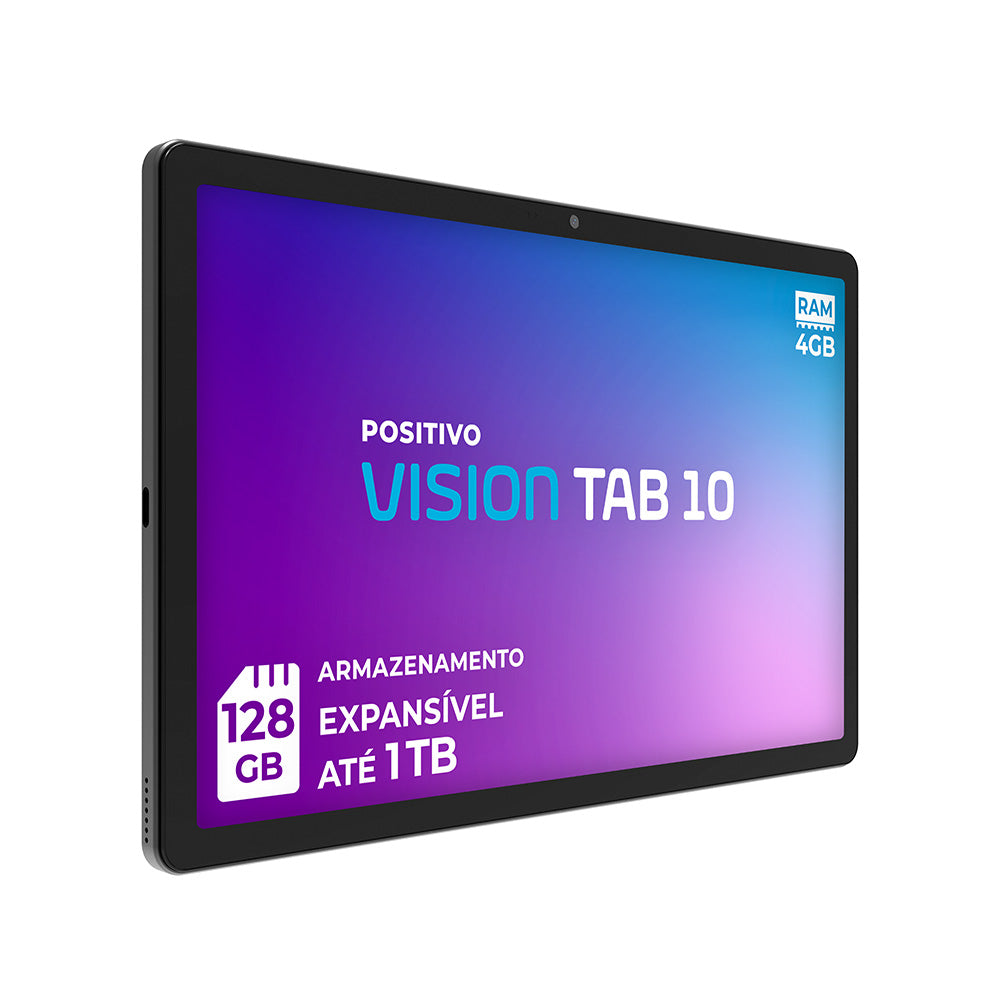 Tablet Positivo Vision Tab 10 T3010 4GB RAM 128GB Tela 10.1”