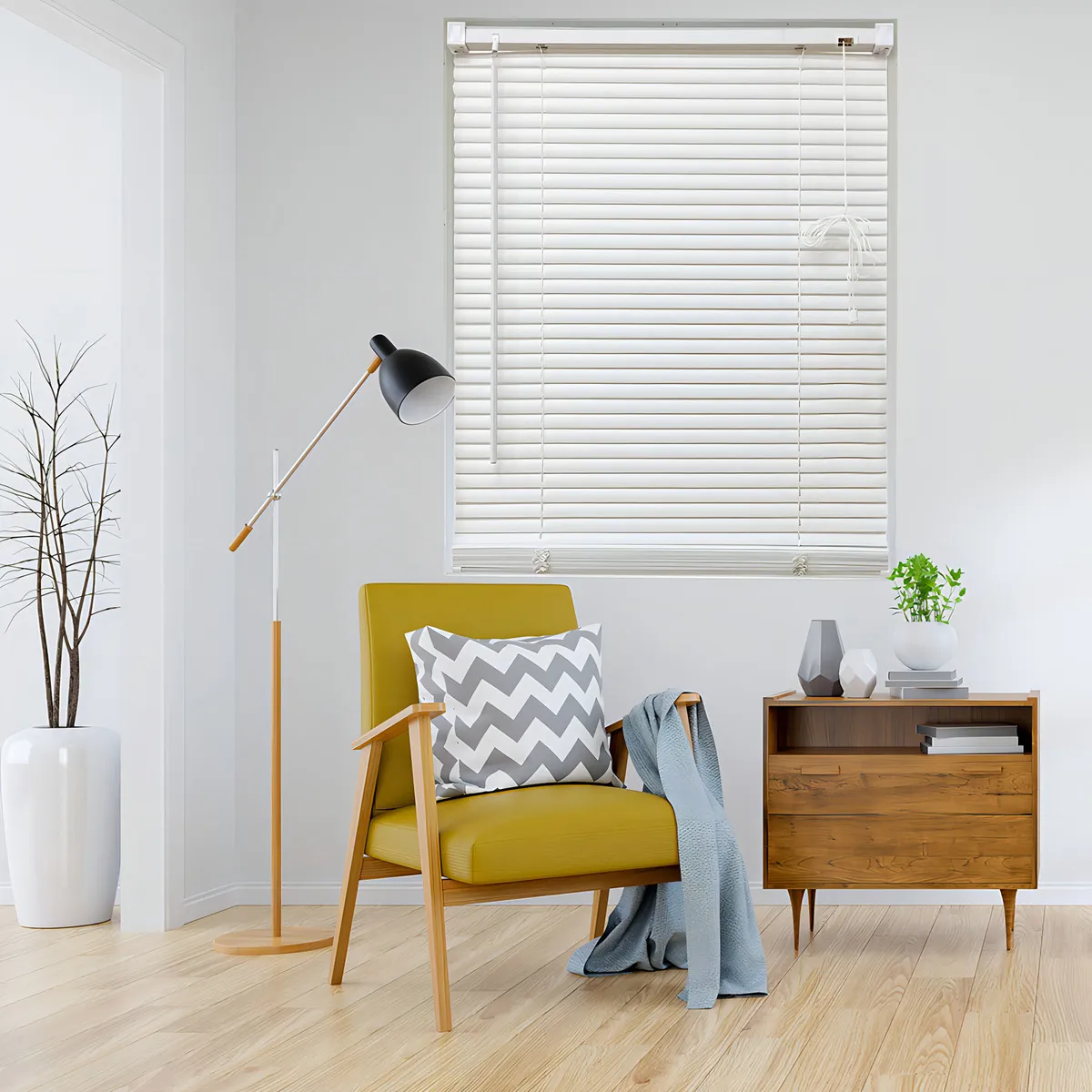 Persiana Horizontal Off Evolux PVC D148033A 25mm 130x120