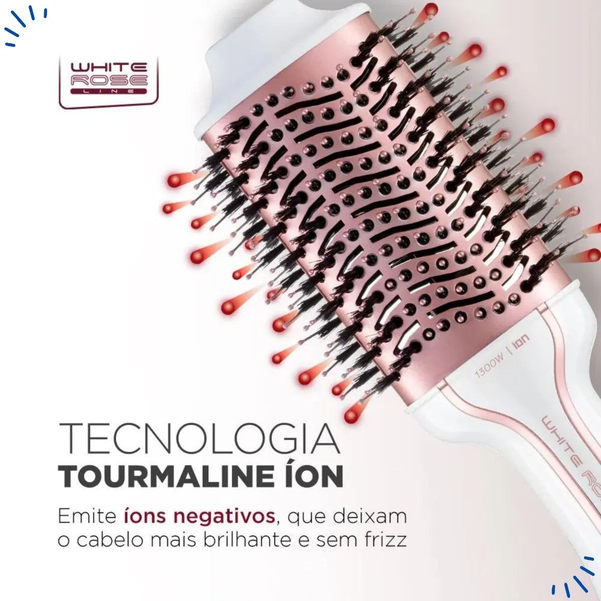 Escova Secadora Oval Mondial Es-50 1300W Bivolt