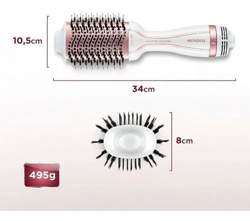 Escova Secadora Oval Mondial Es-50 1300W Bivolt