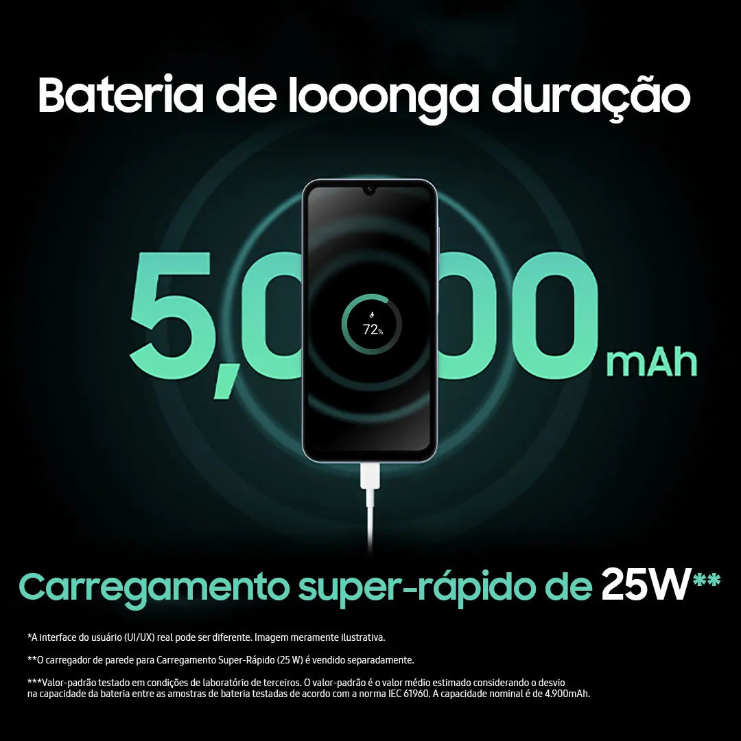 Smartphone Samsung Galaxy A15 4G Octa-core Tela 6,5