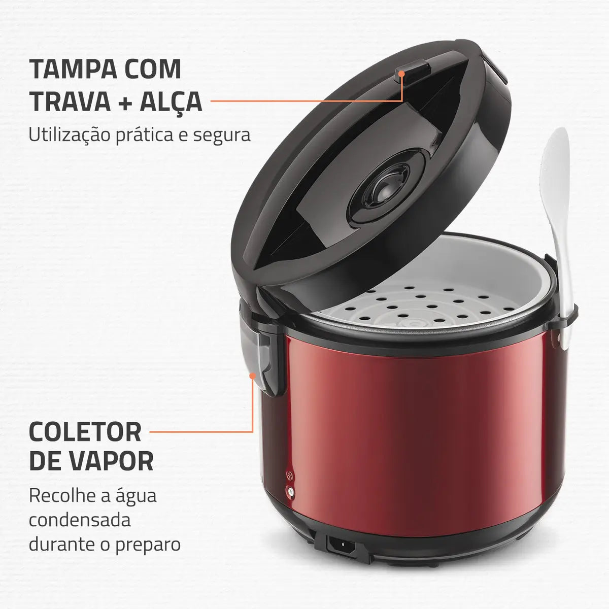 Panela Elétrica De Arroz Pe-46-10x Mondial 700W