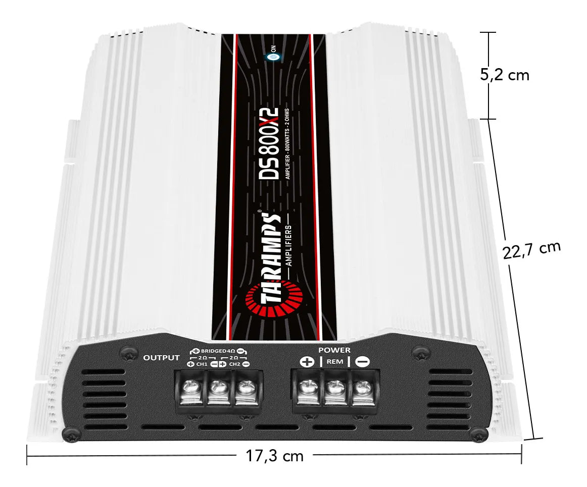 Modulo Amplificador Taramps Ds 800x2 2ohms 800w 2canais