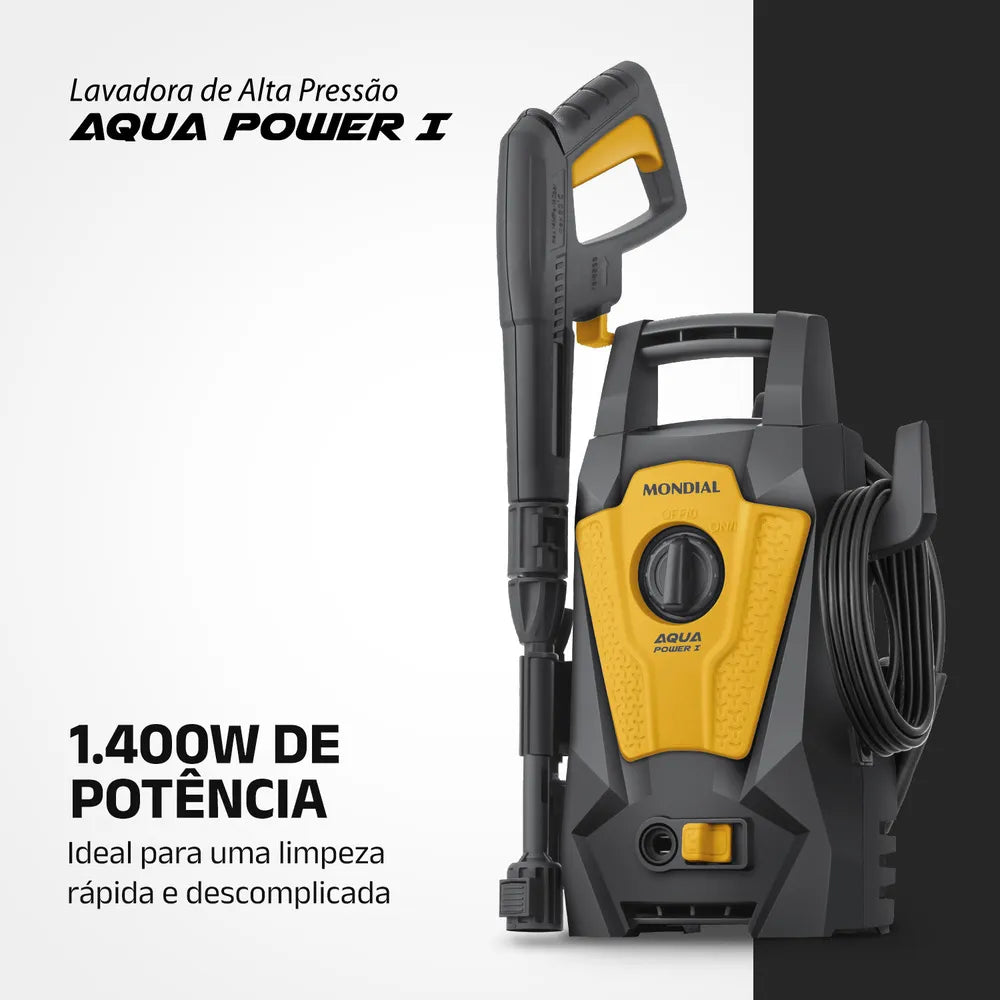 Lavadora De Alta Pressão Aqua Power Lap01gy 1600 Psi 1400w