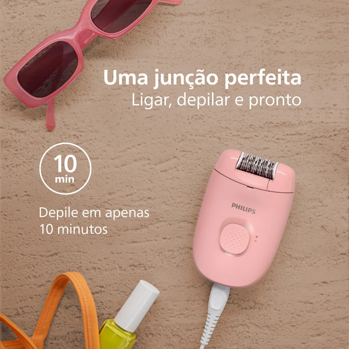 Depilador Philips Satinelle Bre229/00 Lavavel 2 Velocidades 8,5W