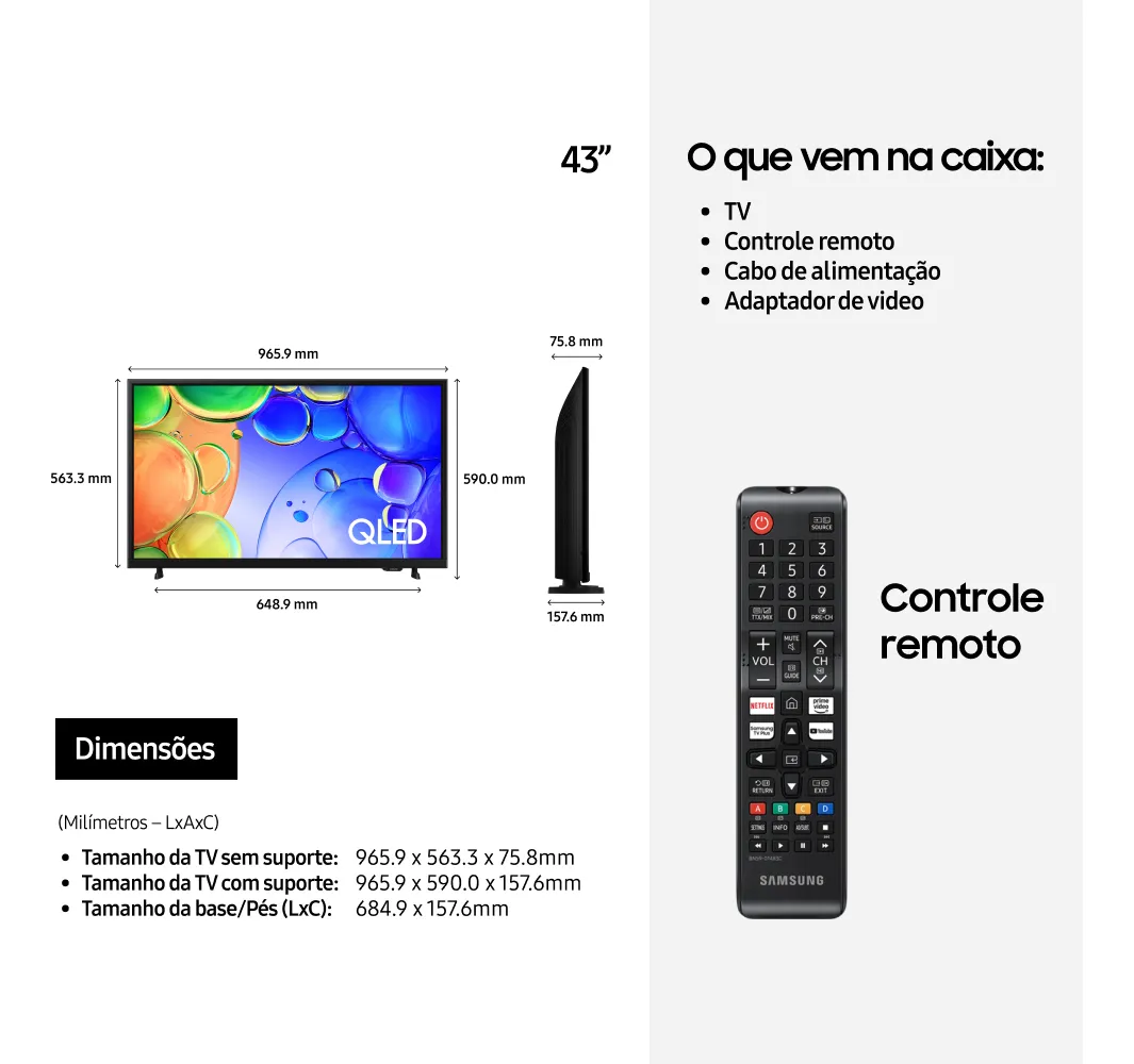 Smart TV Samsung 43