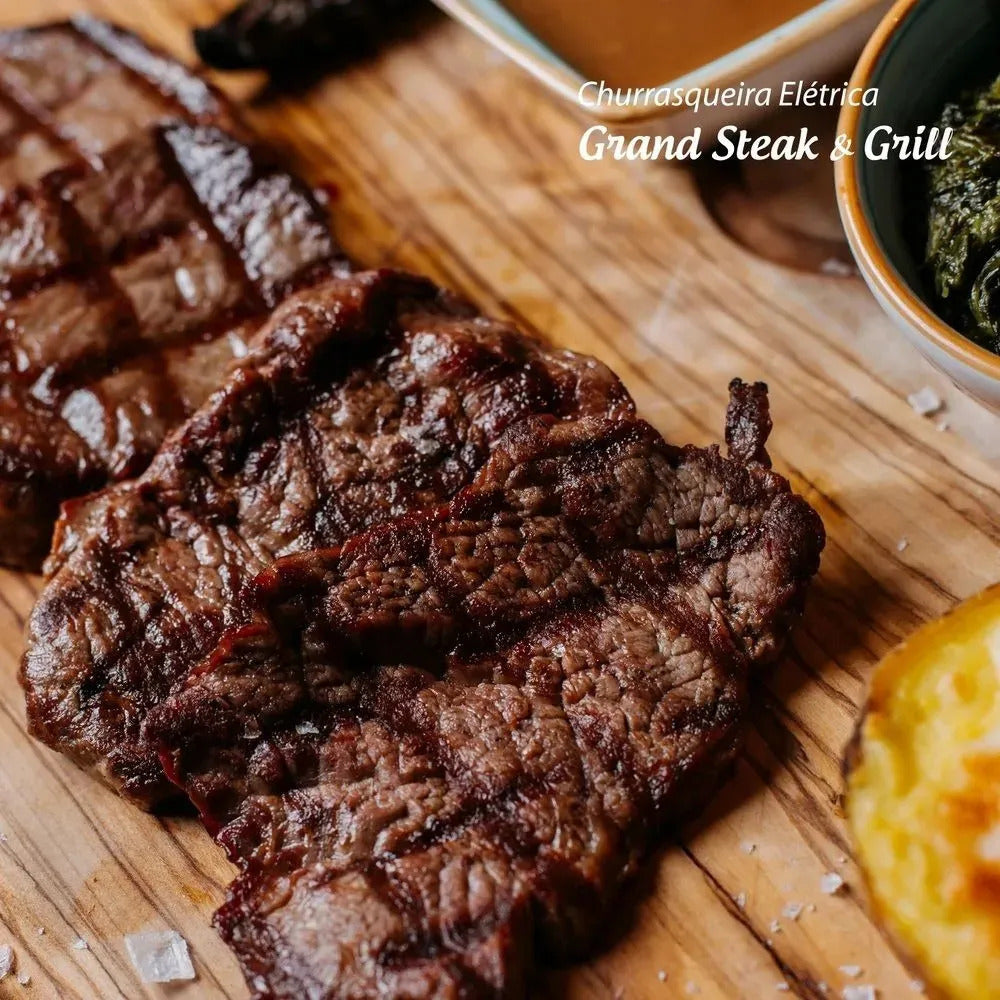 Churrasqueira Elétrica Mondial Grand Steak Grill Ch-08-bi 1800W
