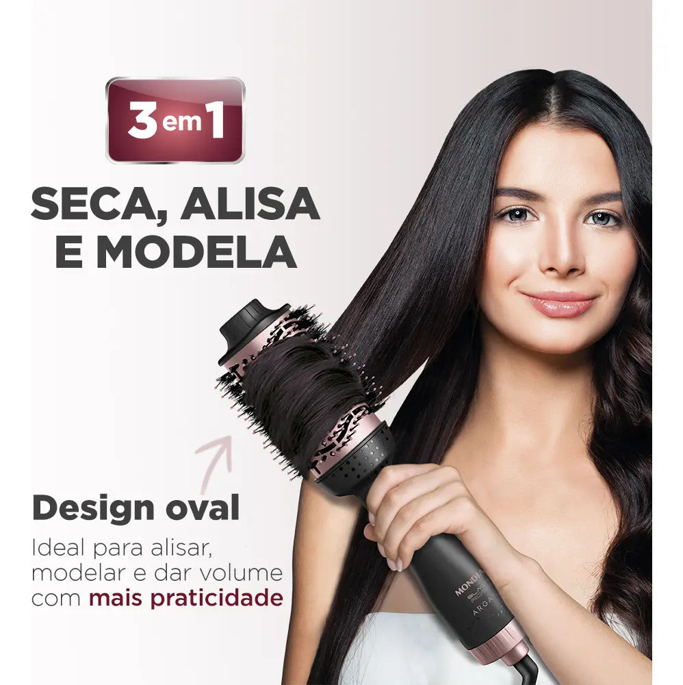 Escova Secadora Mondial ES-14-BI Argan Bivolt 1200W