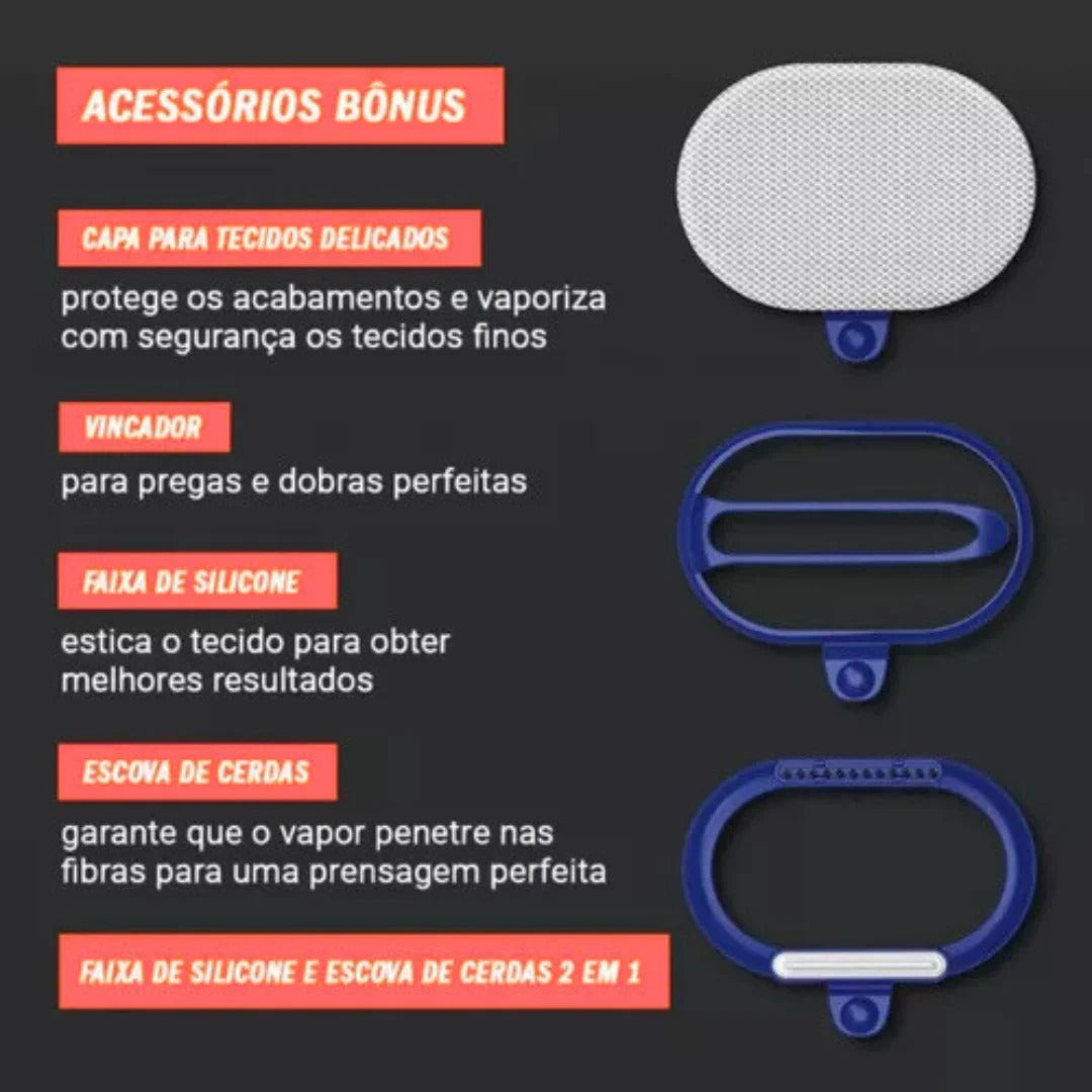 Vaporizador de Roupa Turbo Conair ExtremeSteam 2 em 1 2000W