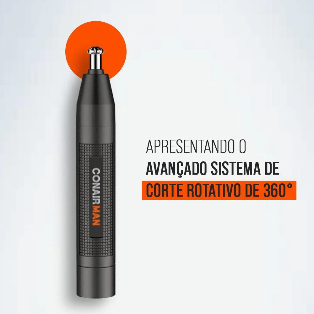 Aparador de Pelos de Nariz e Orelha Conair PG1000BR Lavável