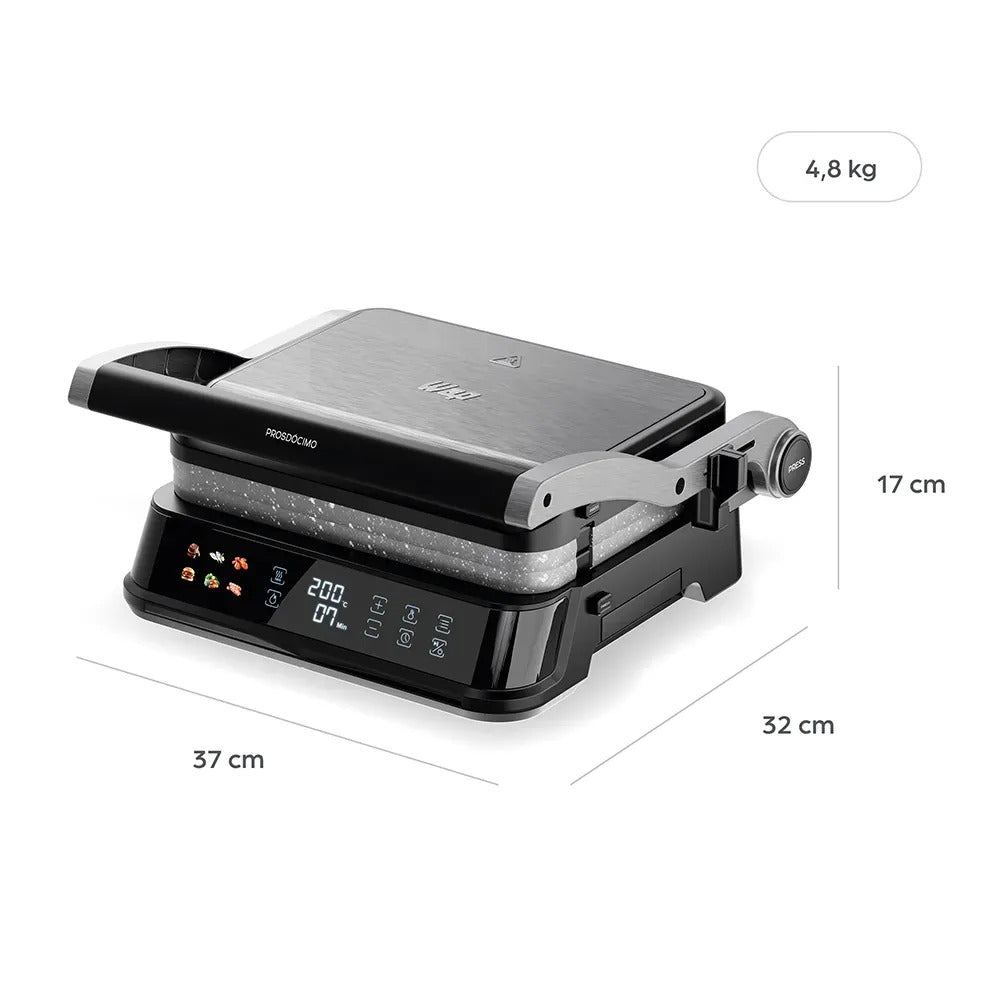 Grill e Sanduicheira 2 em 1 Elétrico WAP WG2000 Antiaderente