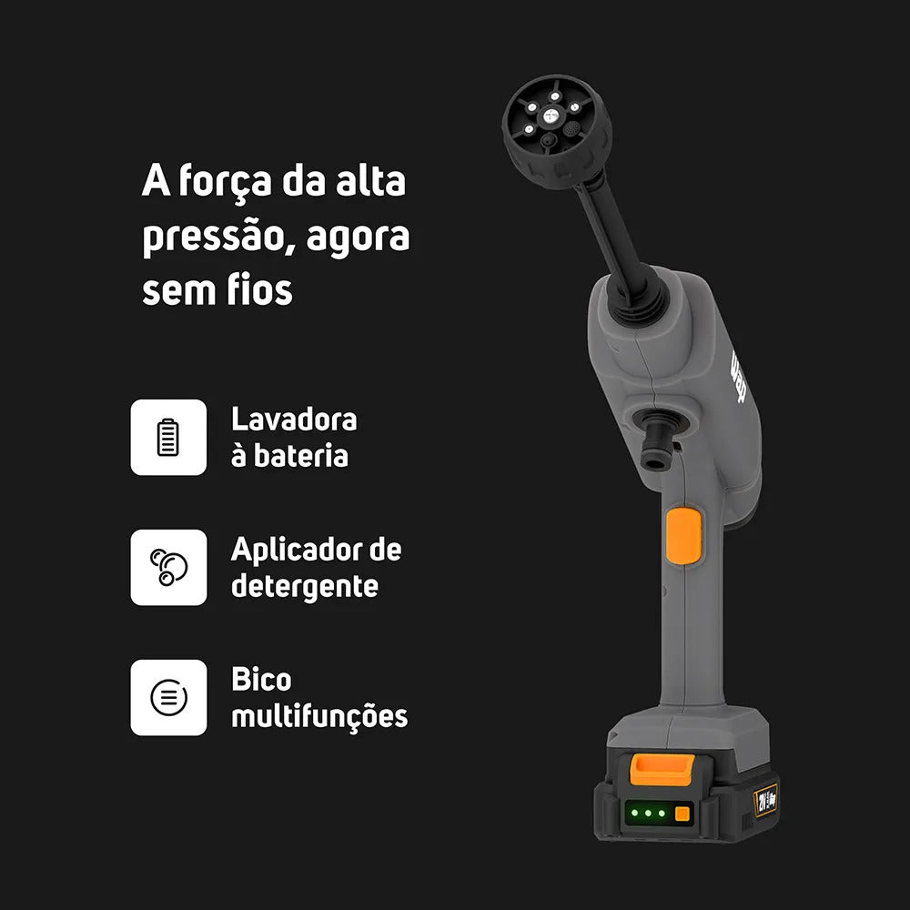 Lavadora de Alta Pressão Portátil WAP K21 HPW01 400W Bivolt
