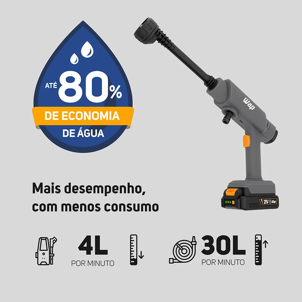 Lavadora de Alta Pressão Portátil WAP K21 HPW01 400W Bivolt