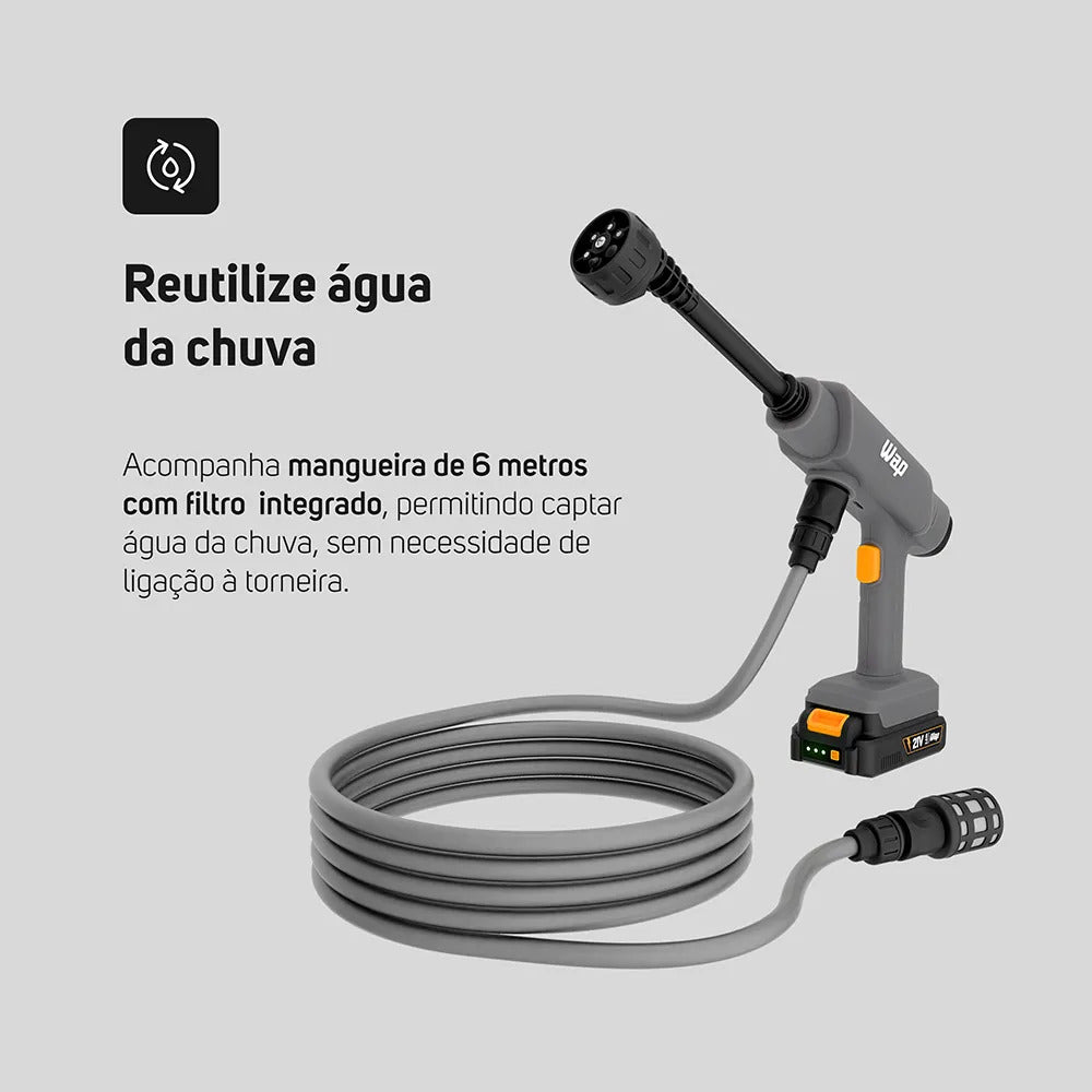 Lavadora de Alta Pressão Portátil WAP K21 HPW01 400W Bivolt