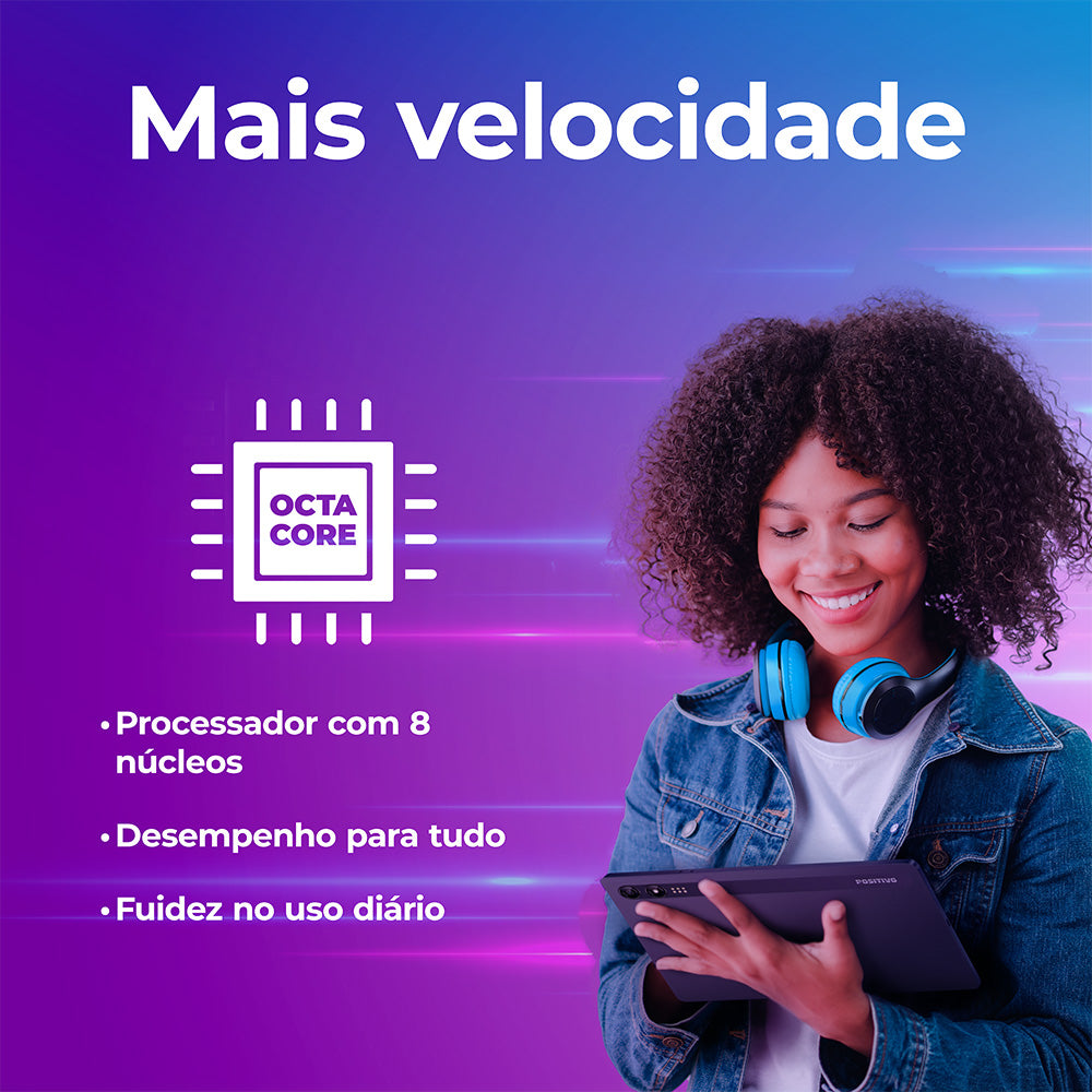 Tablet Positivo Vision Tab 10 T3010 4GB RAM 128GB Tela 10.1”