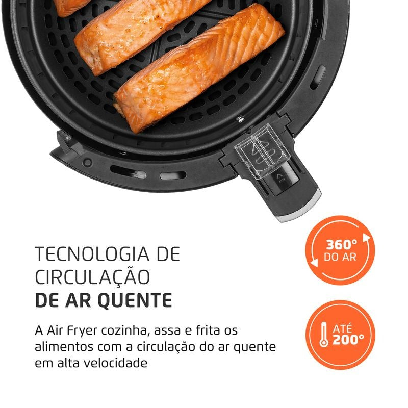 Fritadeira Elétrica AirFryer Mondial AF-31 3,5L Potência 1500w 110v