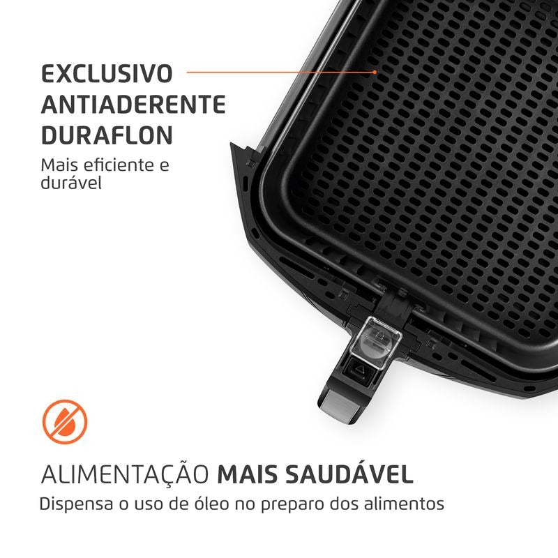 Fritadeira Eletrica Air Fryer Mondial Afn 80 Bi 8l Sem Oleo 110v