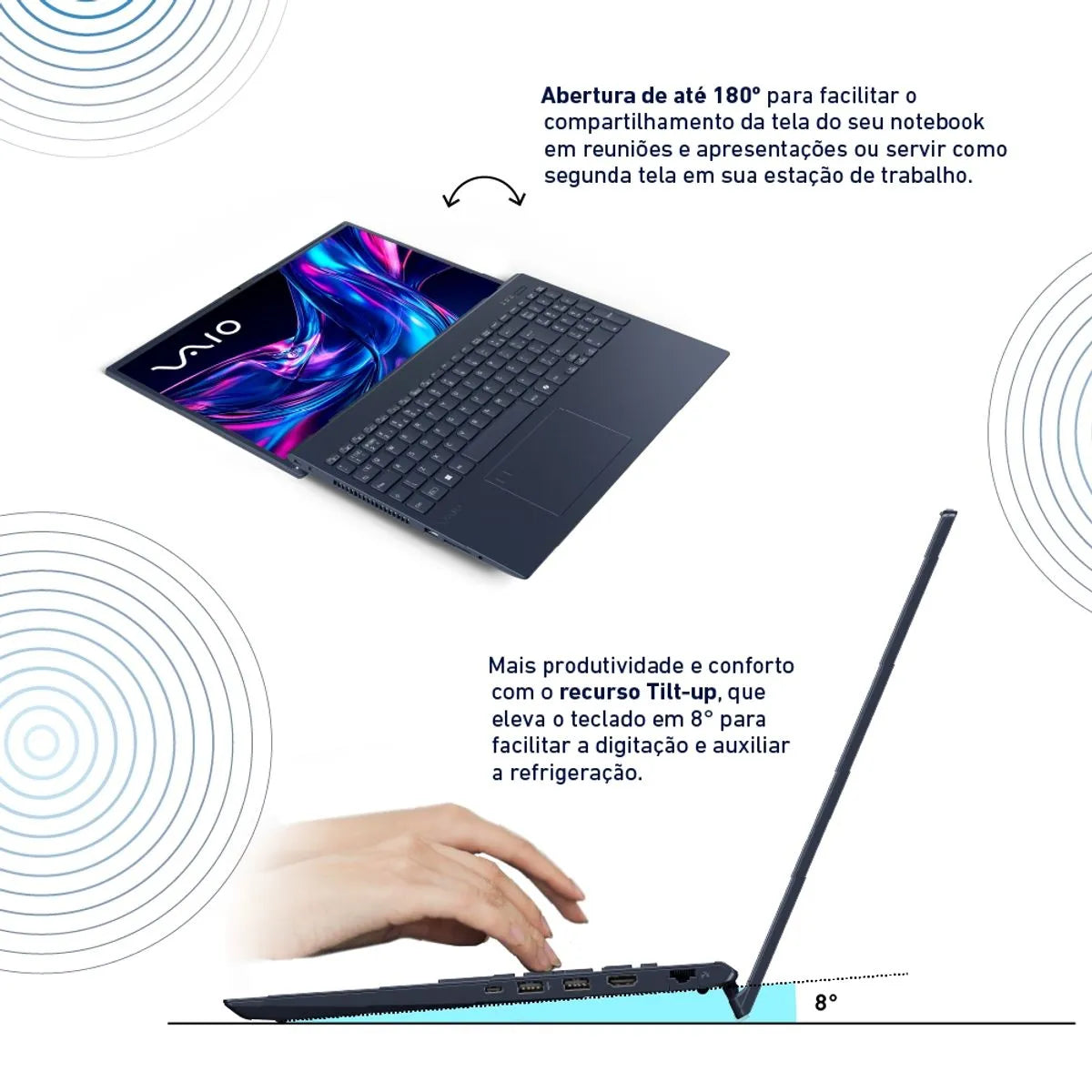 Notebook Vaio Fe16 Ryzen 7 16gb 516 SSD 16 Linux