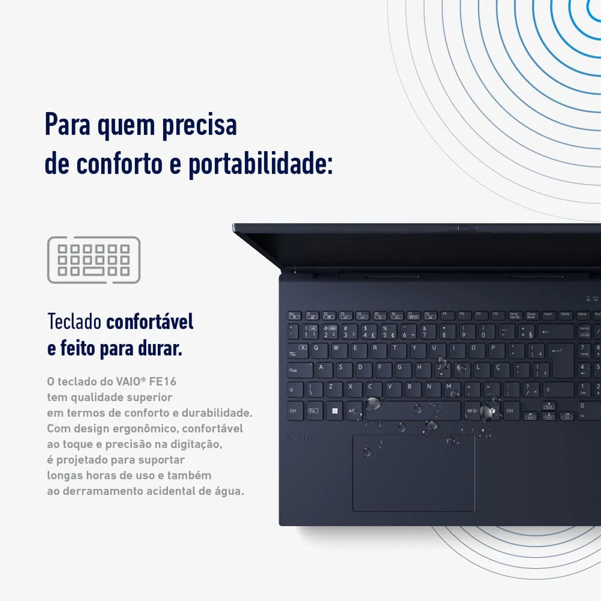 Notebook Vaio Fe16 Ryzen 7 16gb 516 SSD 16 Linux