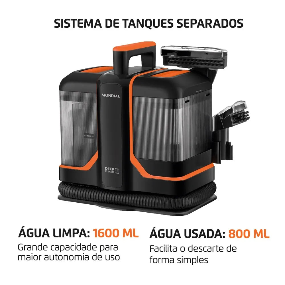 Extratora Higienizadora Mondial Deep Cleaner Exp-02-o 1800w