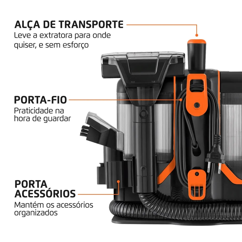 Extratora Higienizadora Mondial Deep Cleaner Exp-02-o 1800w
