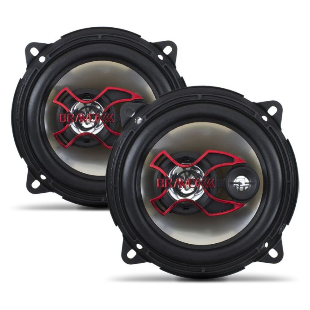 Alto Falante Bravox 5” B3X50X Triaxial 50W RMS 4 Ohms