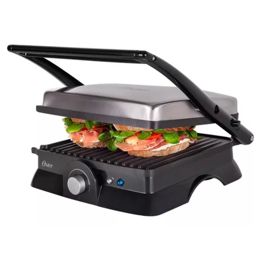 Grill Elétrico Multiuso Oster Ogrl210 2 Em 1 Antiaderente 1200w