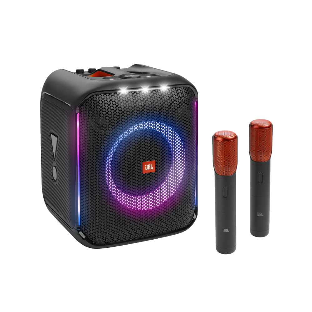 Caixa de Som JBL PartyBox Encore Microfone Efeito de Luzes