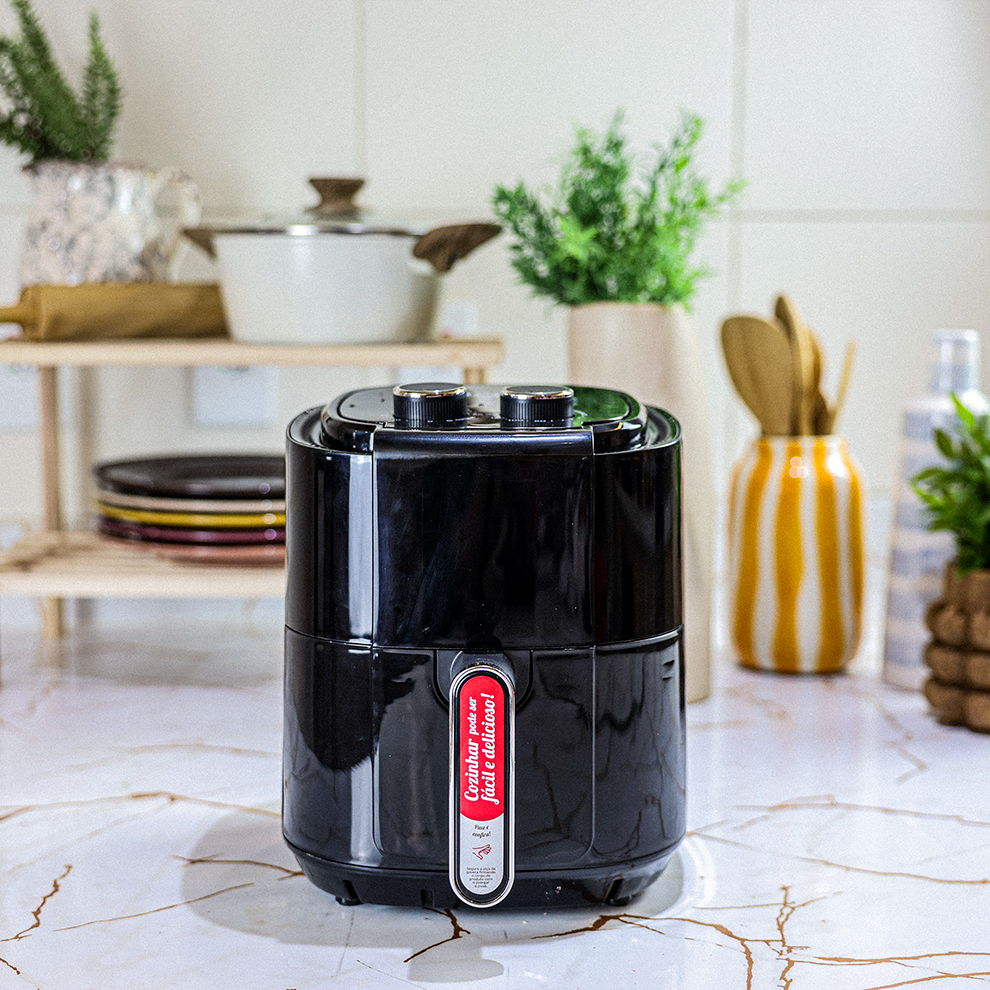 Air Fryer Kian 5L 1800W com Visor 127V Preto AF-104