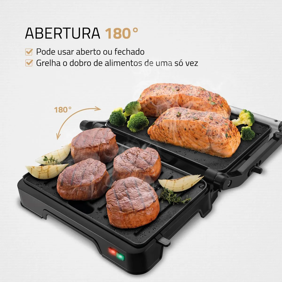 Sanduicheira Press Grill Mondial Pg-01-180 1000w 3 Em 1