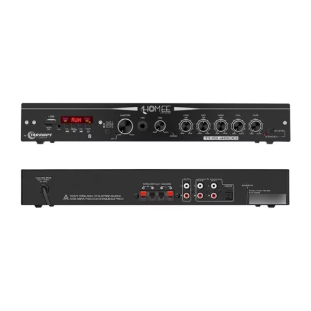 Amplificador Receiver Residencial Taramps Ths 4600 250w Rms