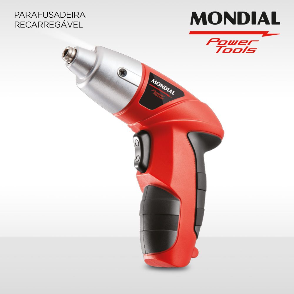 Parafusadeira Mondial Fpf05 Bivolt 4,8v Elétrica 200 Rpm