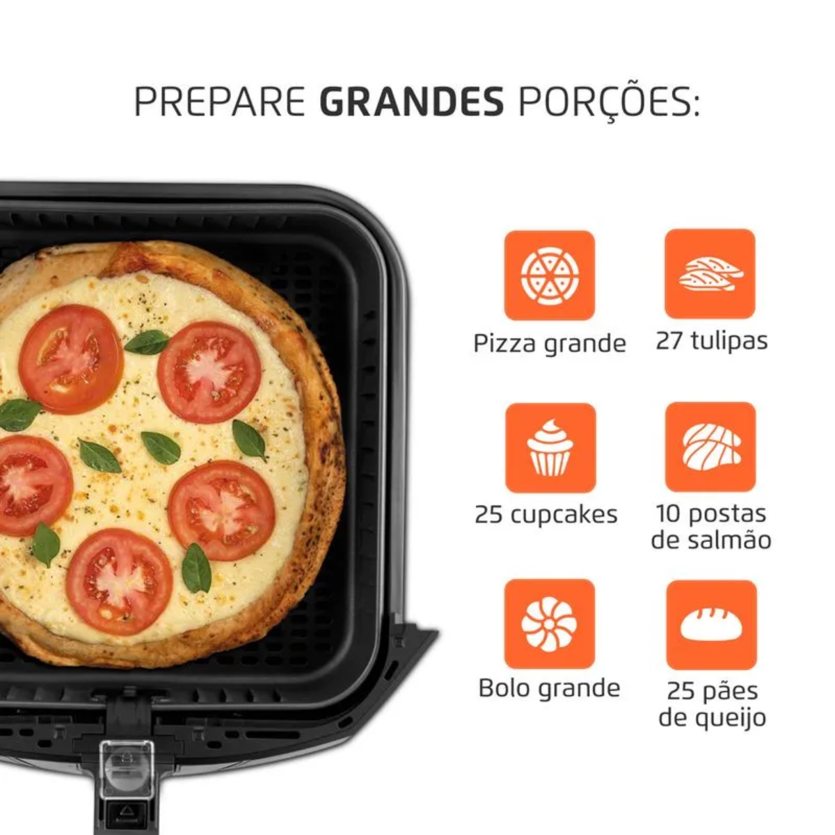 Fritadeira Elétrica Mondial Afn-80-bi 8 Litros 1900w 200°c