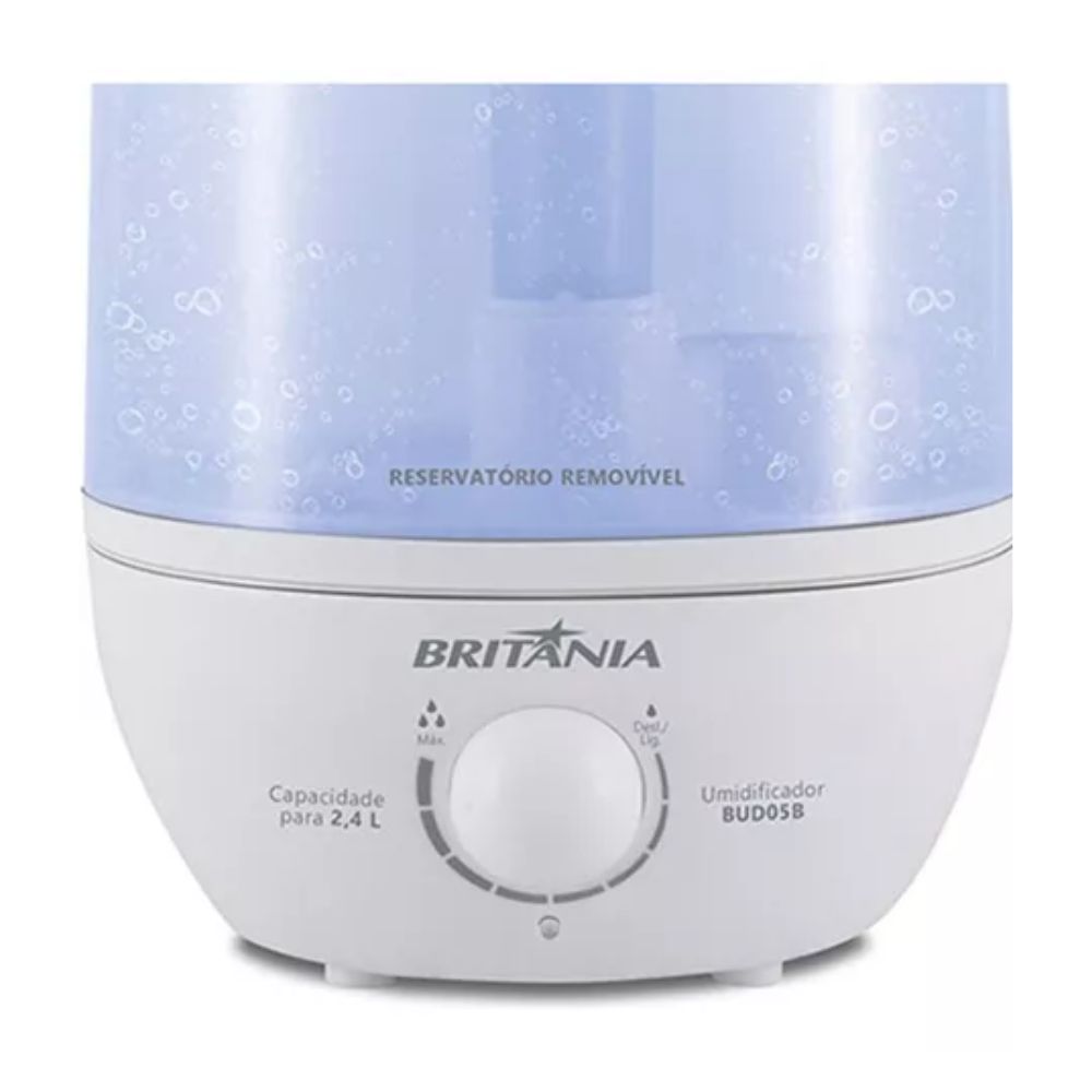 Umidificador Ultrassônico De Ar Britânia Bud05b Bivolt 2,4l