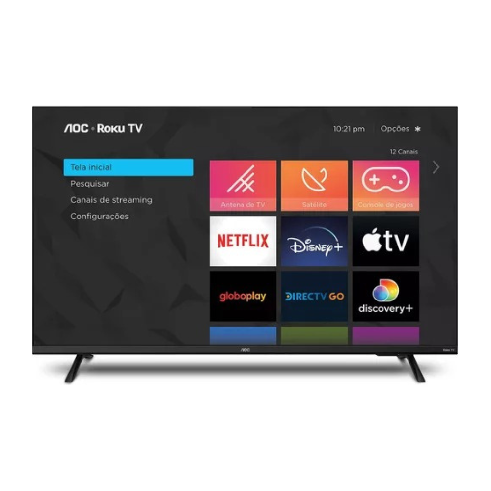 Smart Tv Led Hd 32 Polegadas Aoc Sistema Roku Tv Wi-fi HDMI