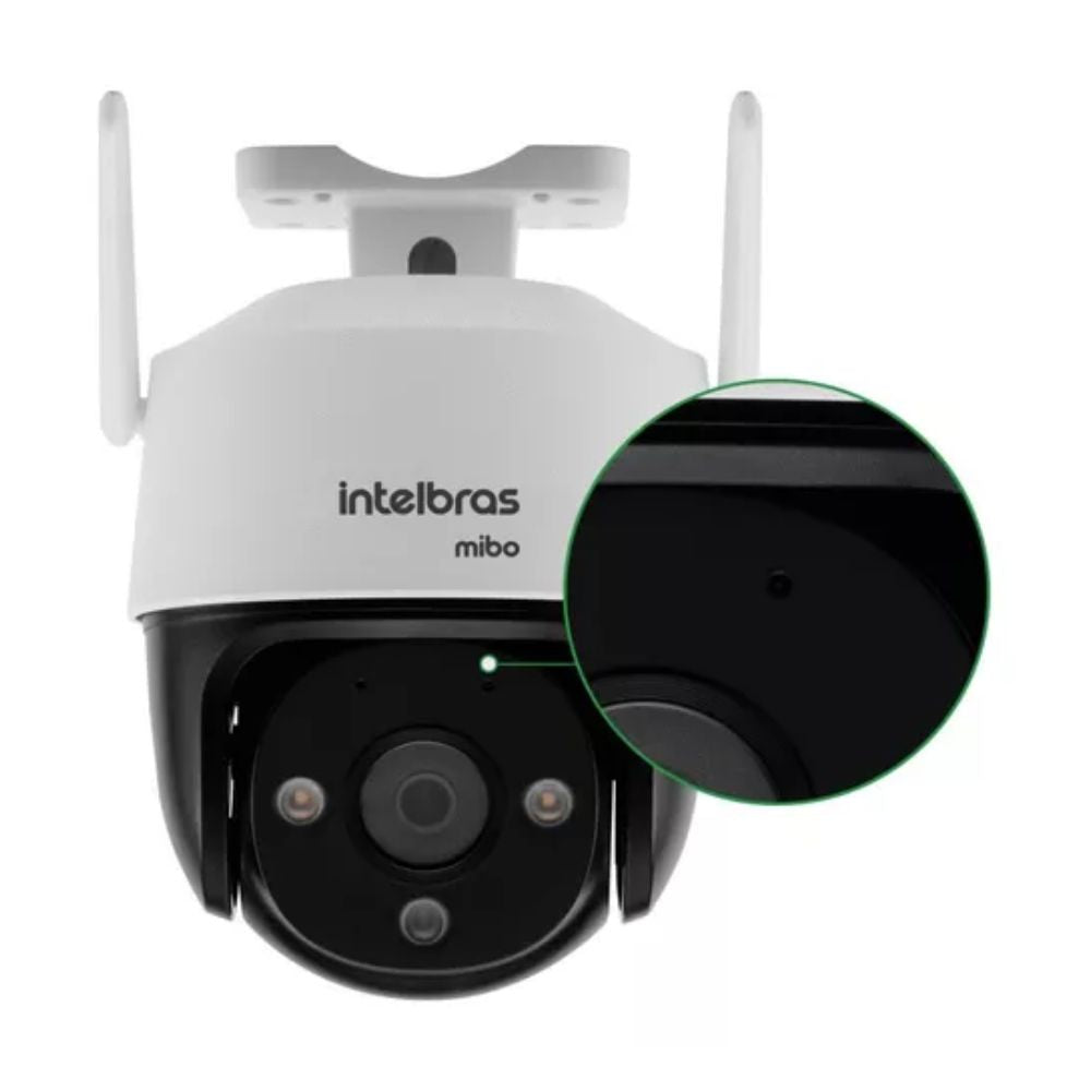 Câmera De Vídeo Wi-fi Im7 Fullcolor Intelbras 360° Microfone