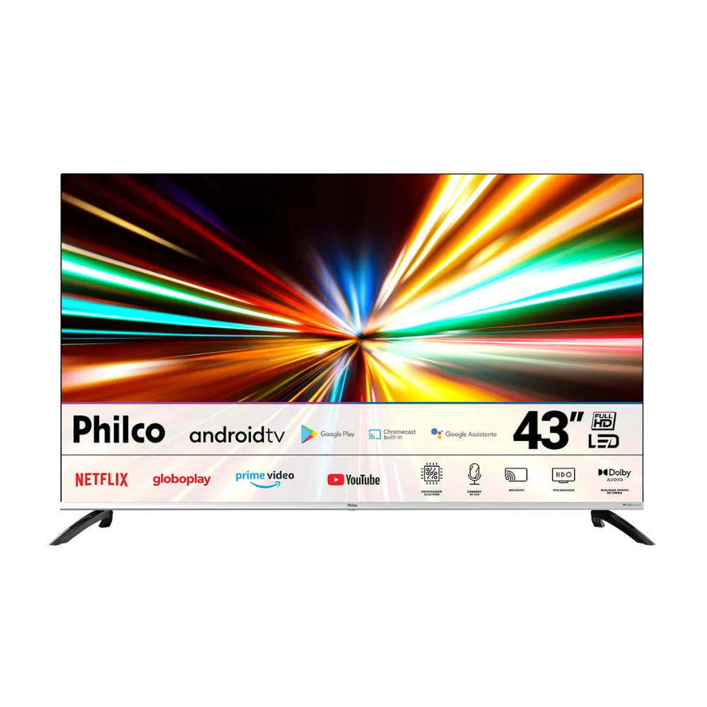 Smart Tv Philco 43 Ptv43m8gagcmblf Wifi Conversor Digital