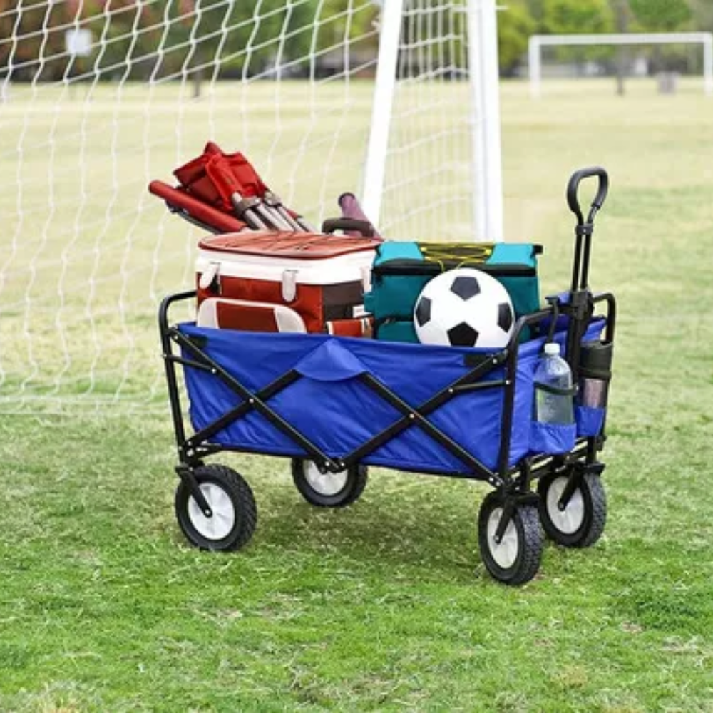 Carrinho Multiuso Dobrável Wagon De Aço Suporta 80kg