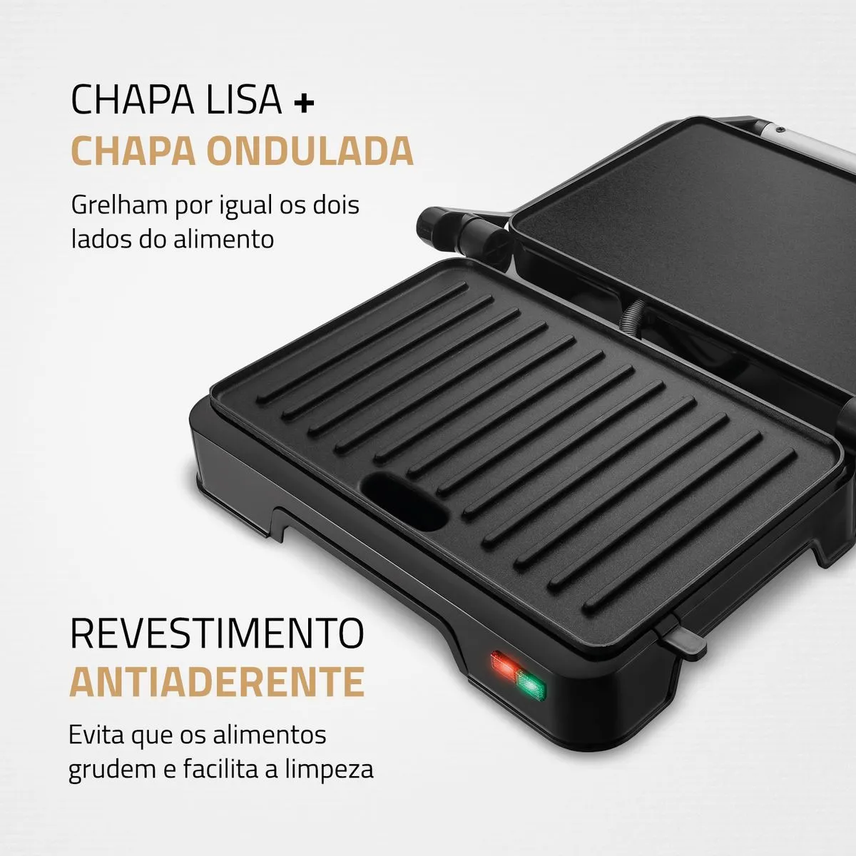 Sanduicheira Press Grill Mondial Pg-01-180 1000w 3 Em 1