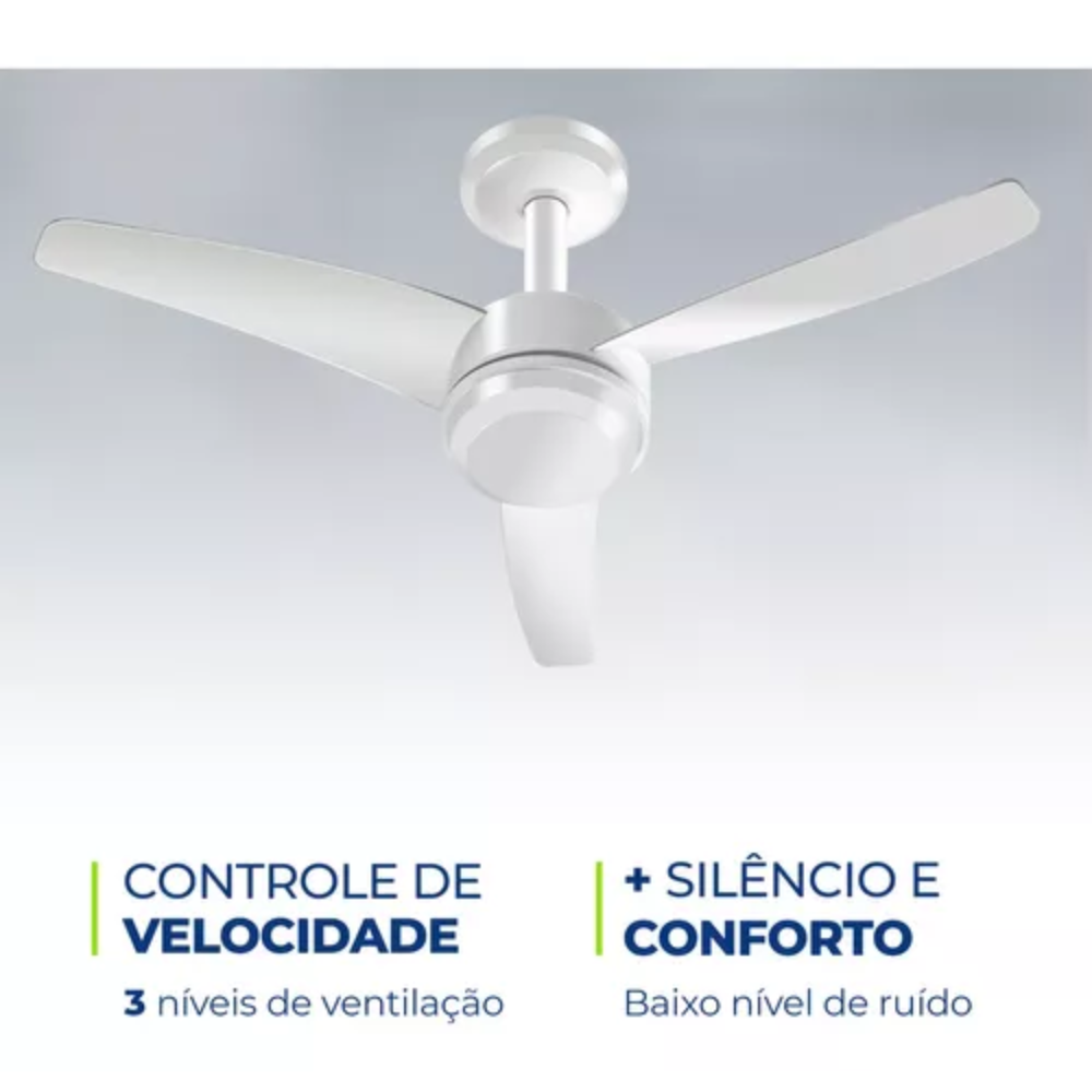 Ventilador De Teto Air Maxi Vte-01 Mondial 3 Pas 125w